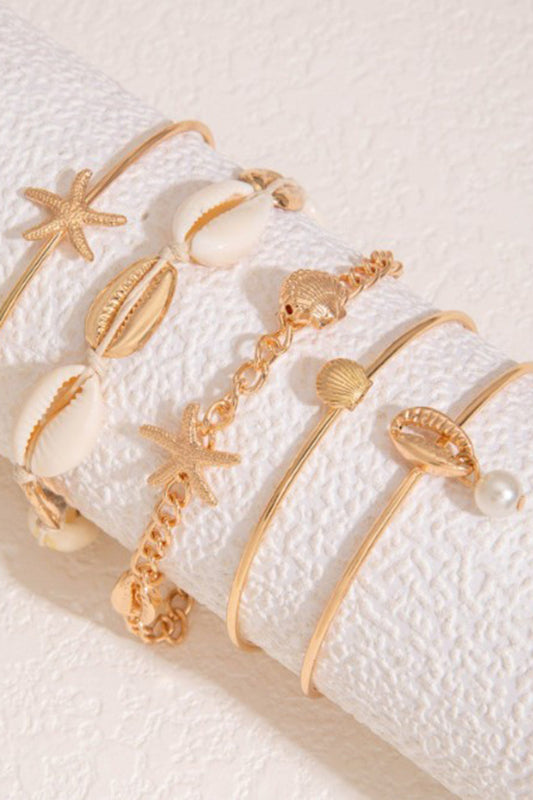 AQAURIA BRACELET (WITH SHELLS AND STARFISH)
